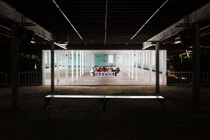 Cockatoo Island, Suzanne Lacy, 'The Circle and the Square' (2016). Performance, video installation, two year project, three-day performance, one week video installation. Courtesy the artist. Photo: silversalt photography.